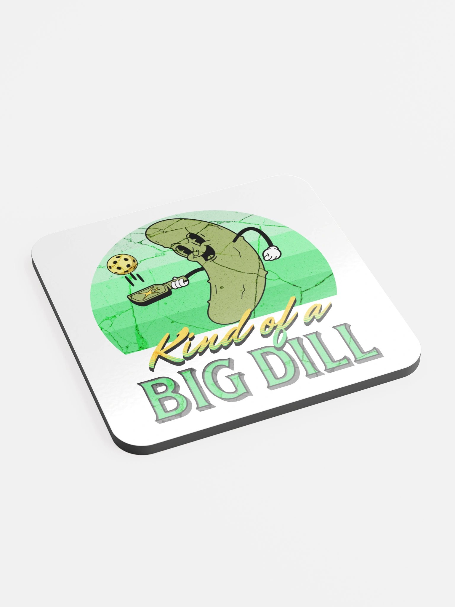 Kind Of A Big Dill Pickleball Dillightful Coaster product image (3)