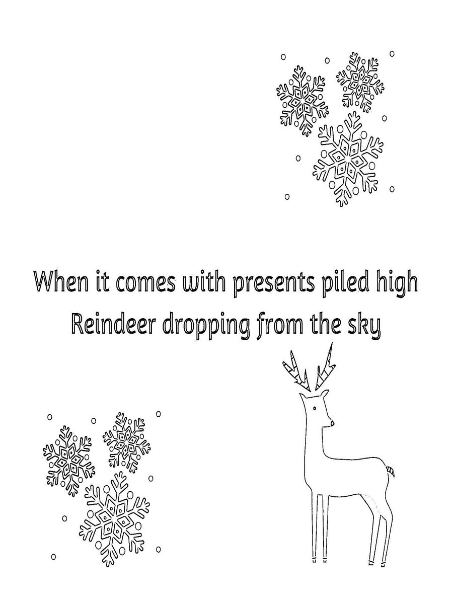 Waiting for Santa Coloring Story product image (6)