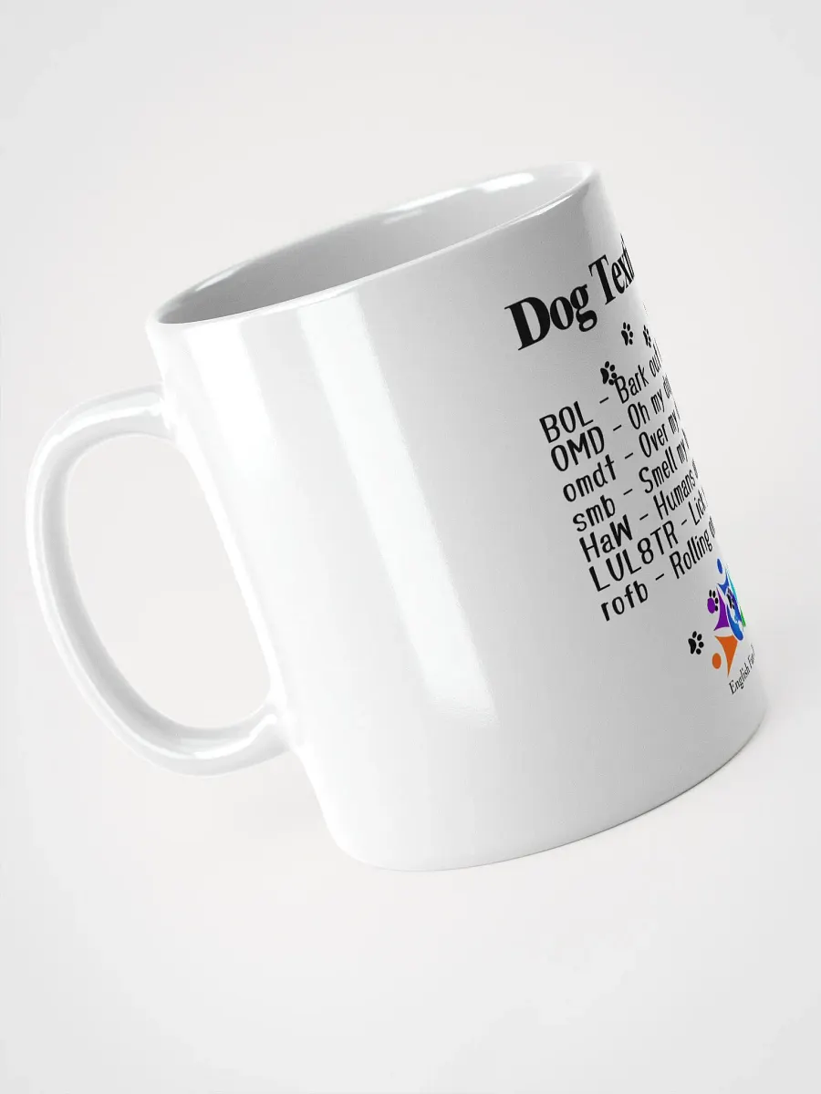 Dog Texting Codes Mug 1 product image (5)