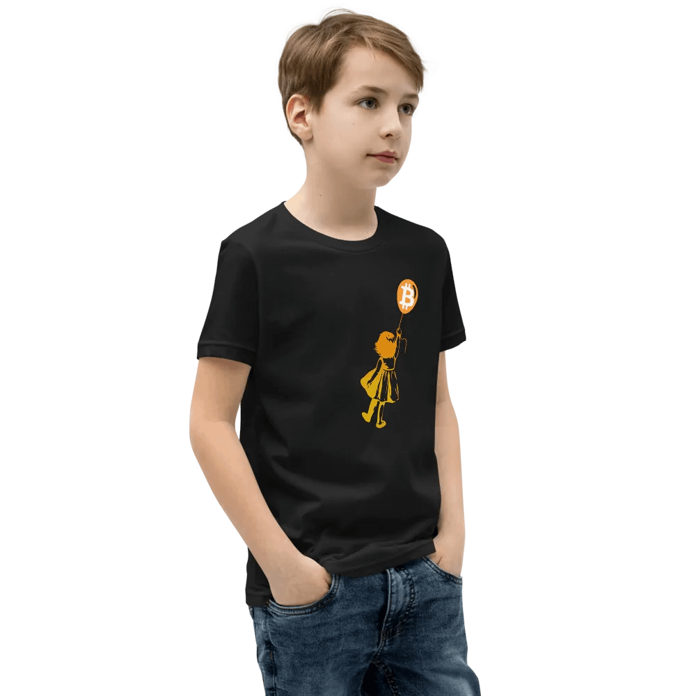 Bitcoin Balloon Youth T-Shirt product image (2)