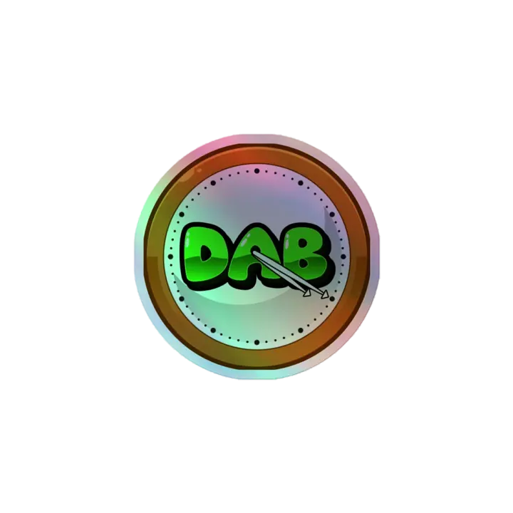 Dab Time Holographic Sticker product image (1)