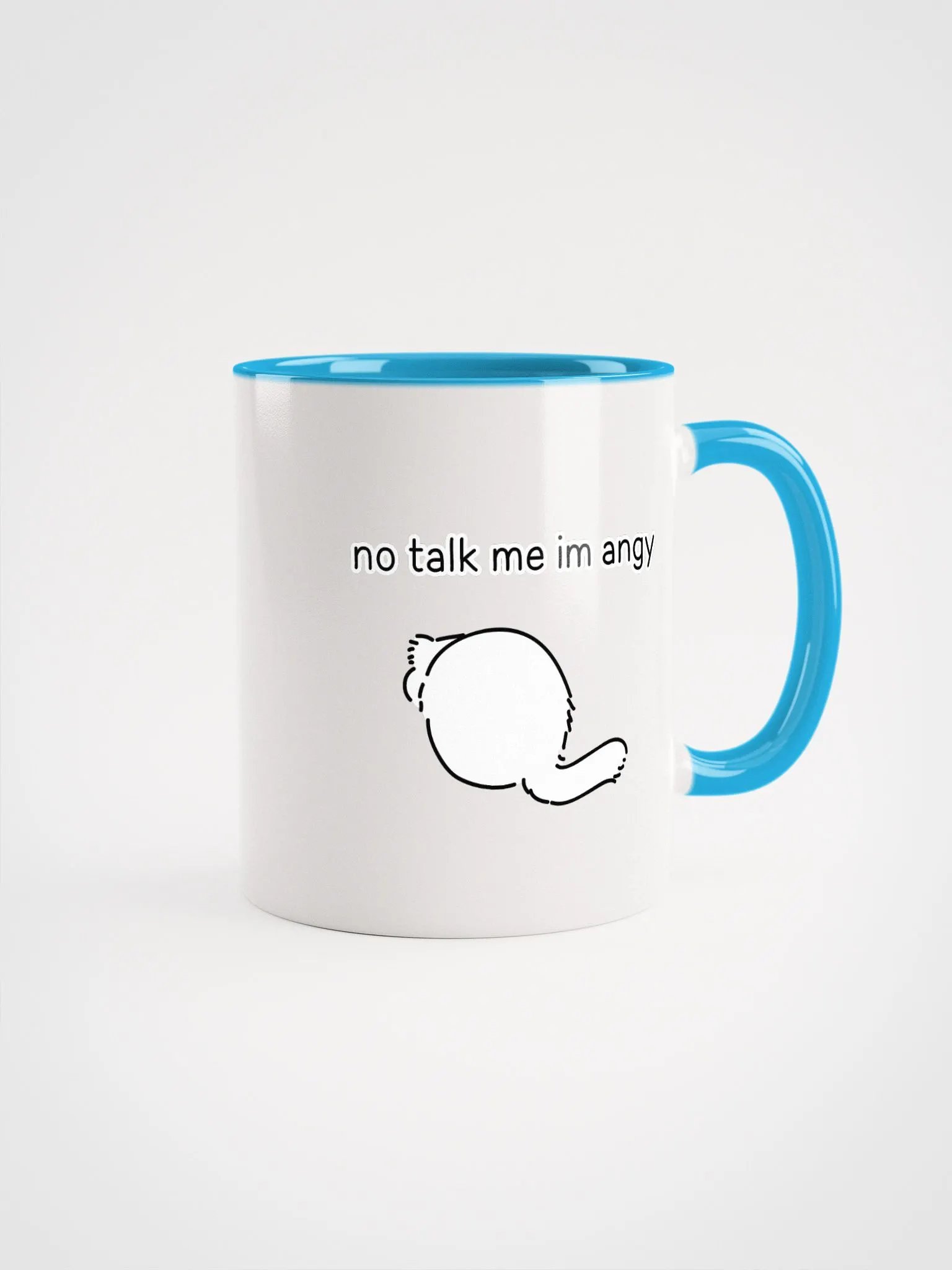 No Talk Manul Angy - Mug product image (11)