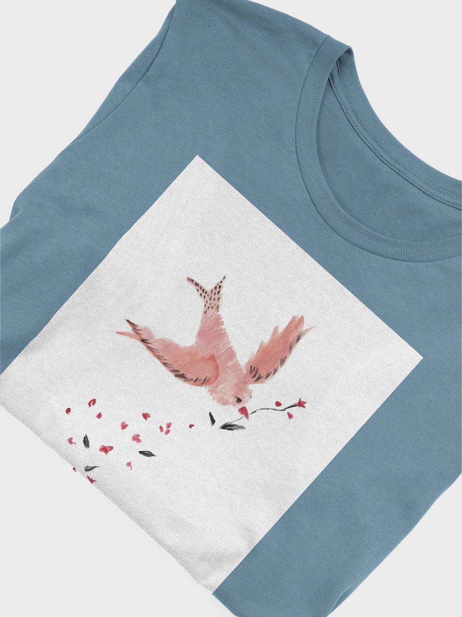 Watercolour Bird with a twig T-Shirt product image (41)