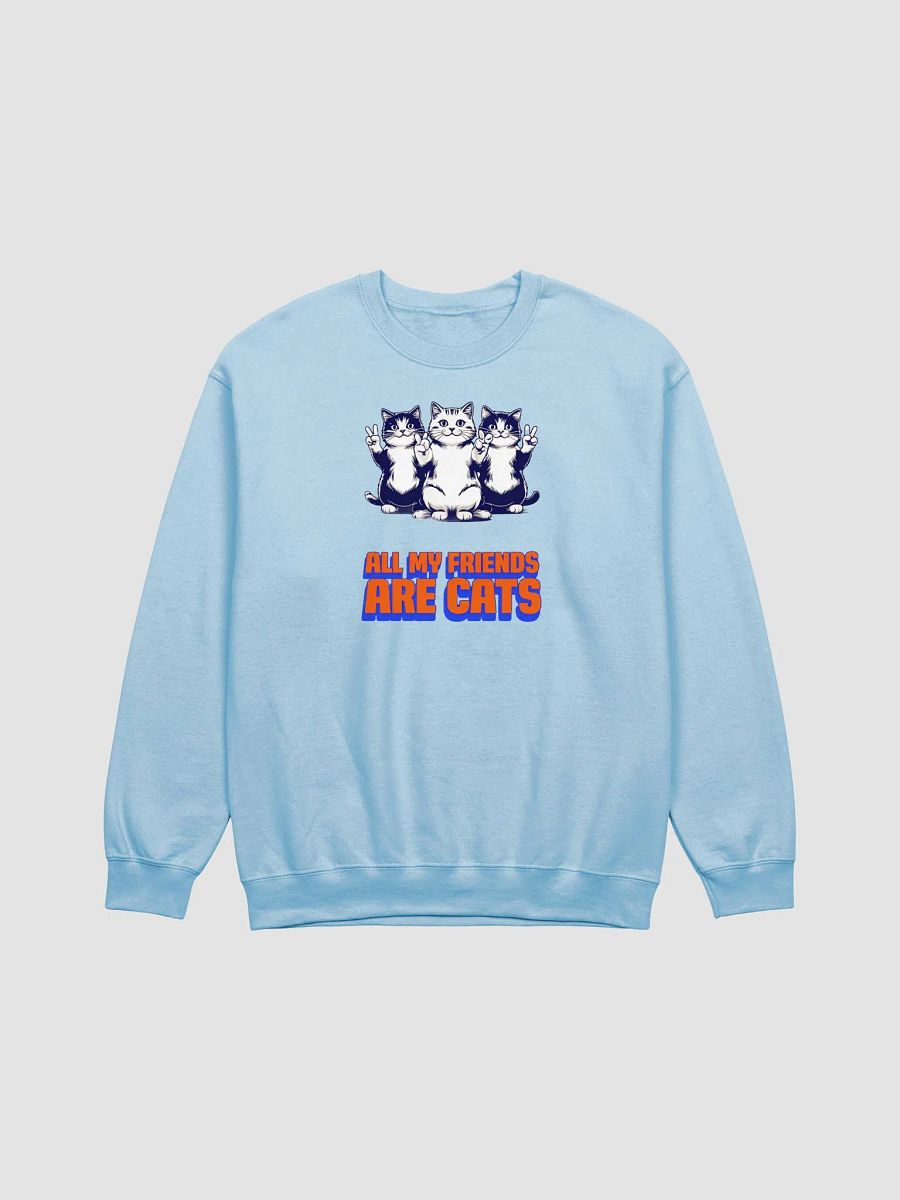 all my friends are cats crewneck product image (1)