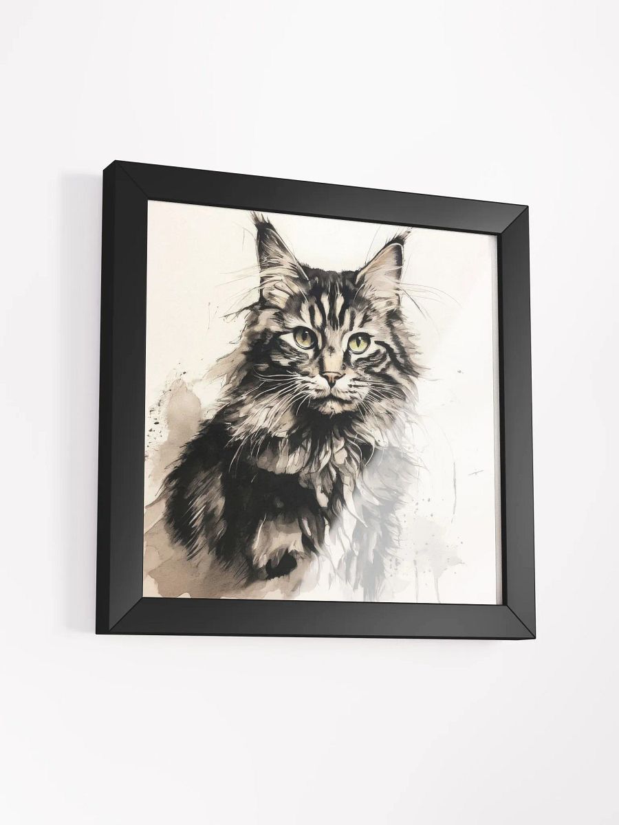 Whiskered Wonder Framed Art Print product image (21)