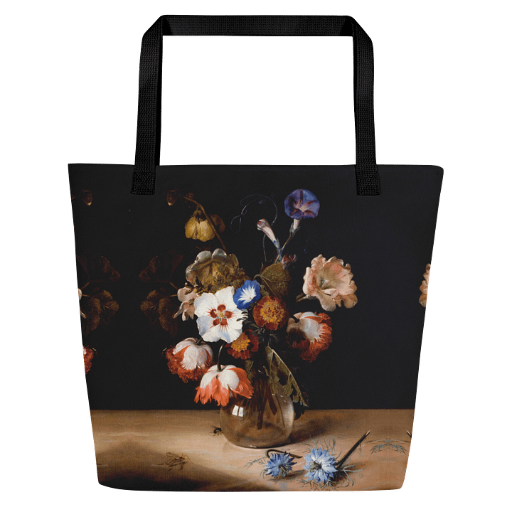“Flowers in a Glass Vase” Art Tote – Designed by Dr. Mac Garden Style product image (1)