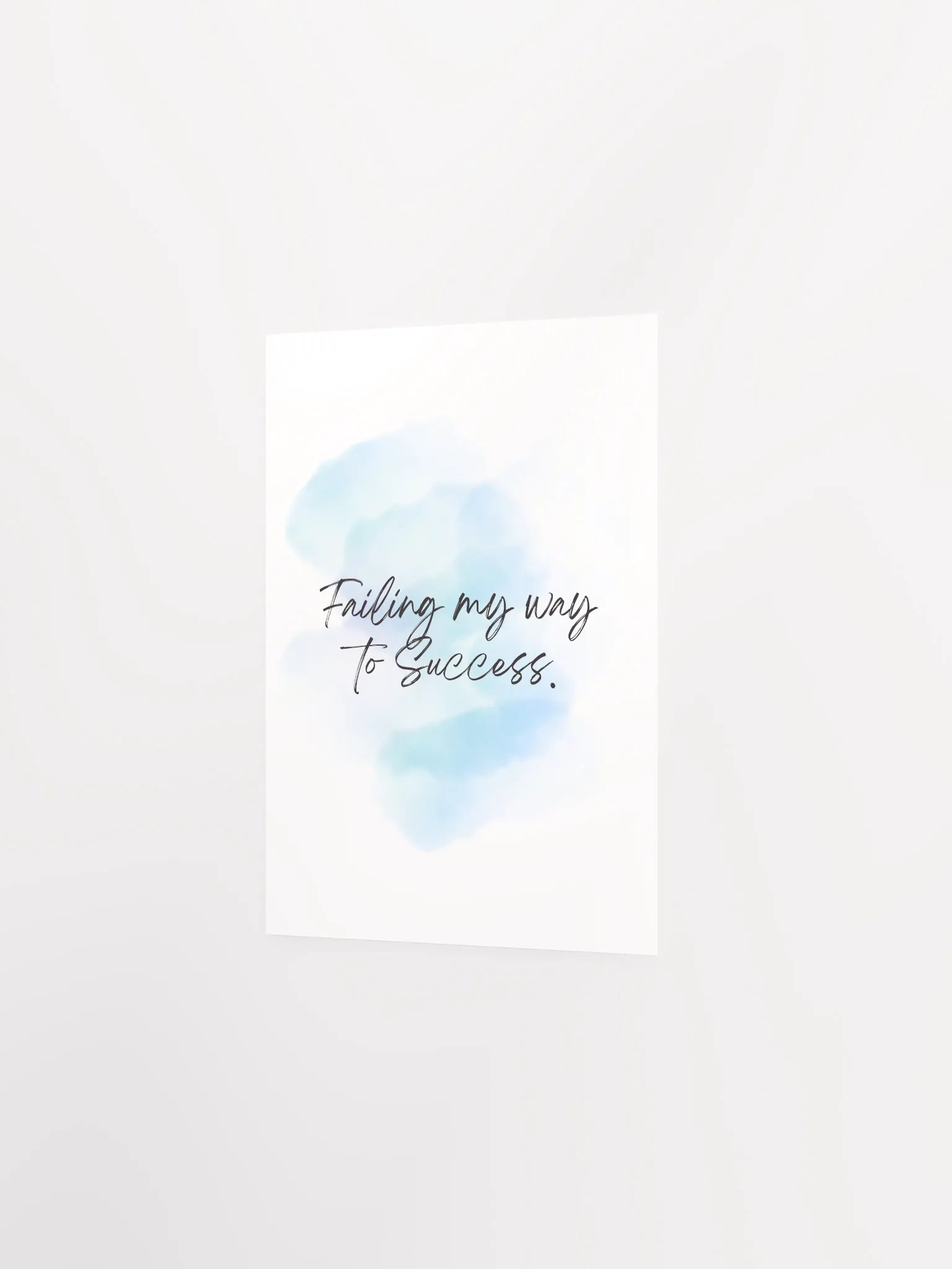 Failing My Way To Success Motivational Print product image (4)