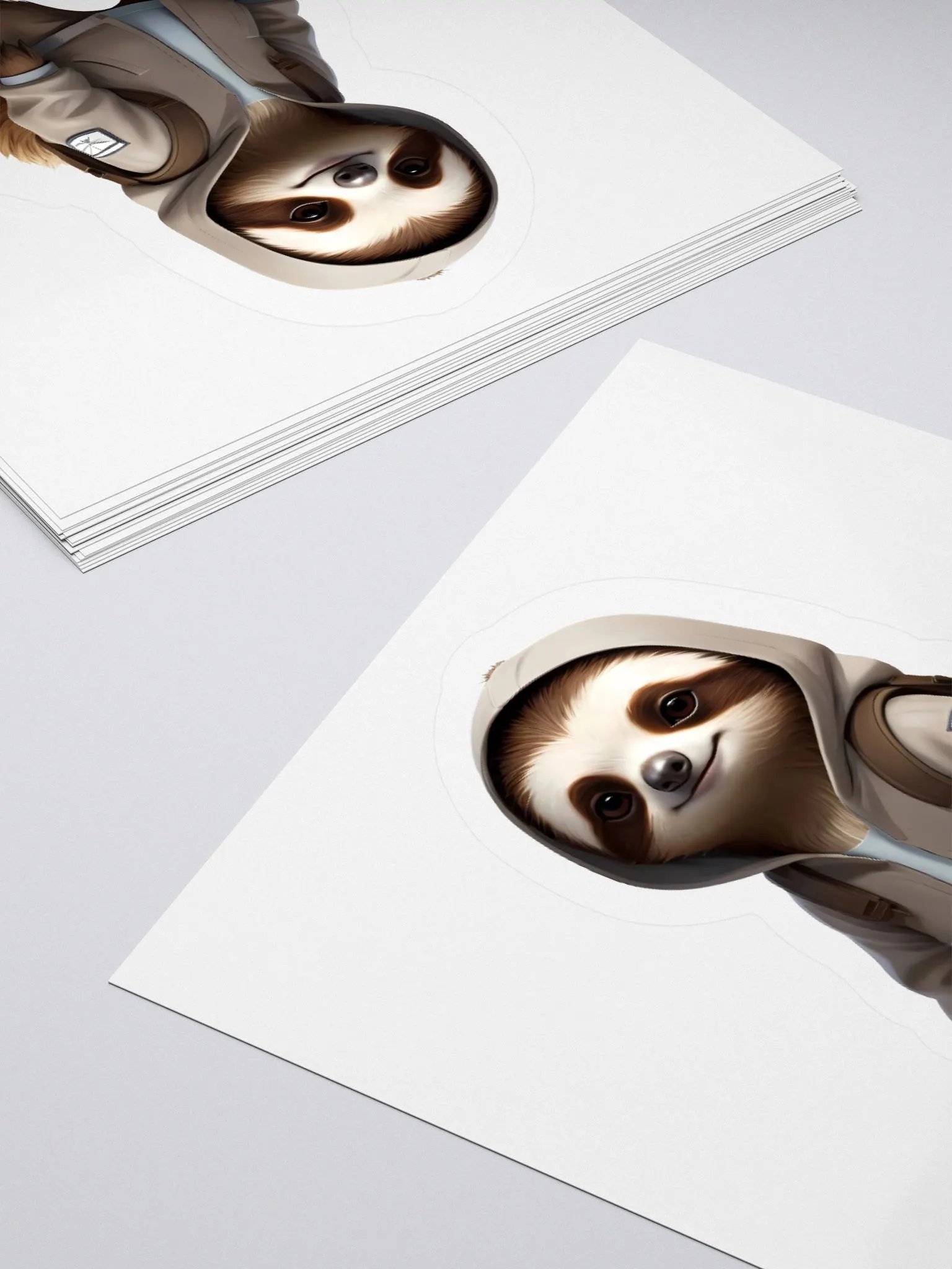 Cool and Adorable Sloth kiss-cut Sticker product image (6)