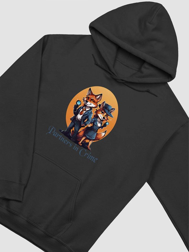 Partners in Crime Funny Gildan Unisex Classic Hoodie – Stylish & Funny Fox Couple Hoodie for Couples product image (2)