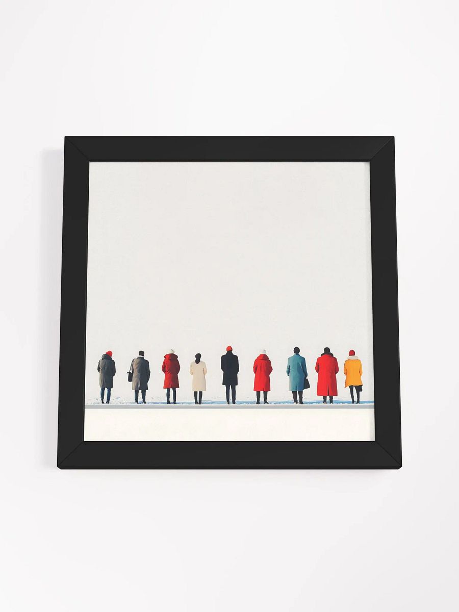 Vibrant Coats Lineup Framed Poster Art product image (58)