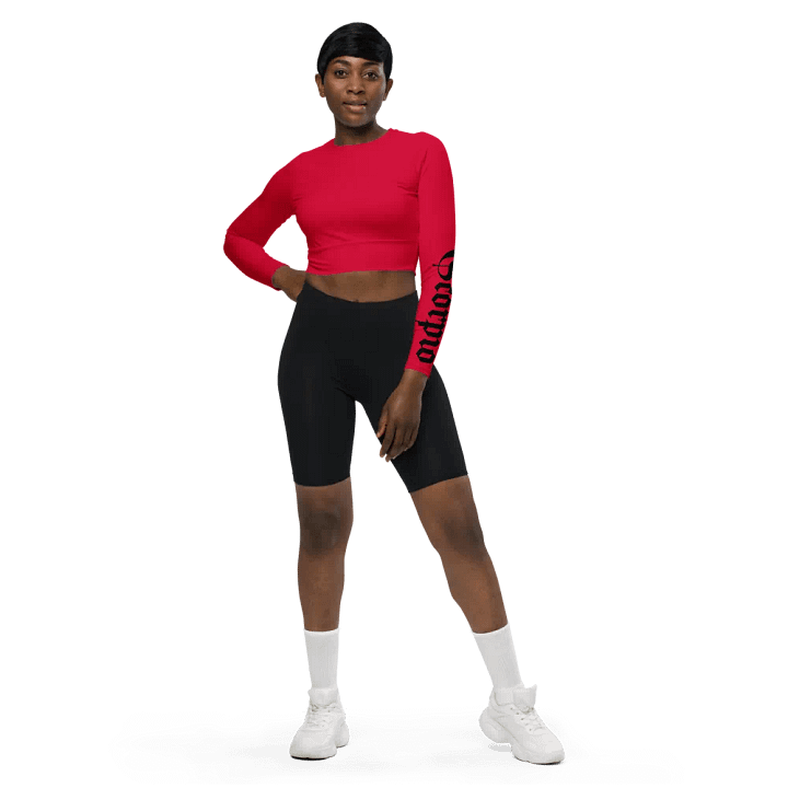 Red Scorpio Recycled Crop Top product image (1)