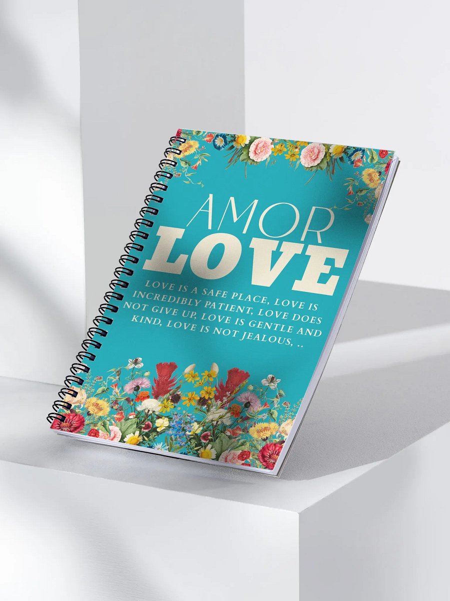 Amor Love Spiral Notebook product image (3)