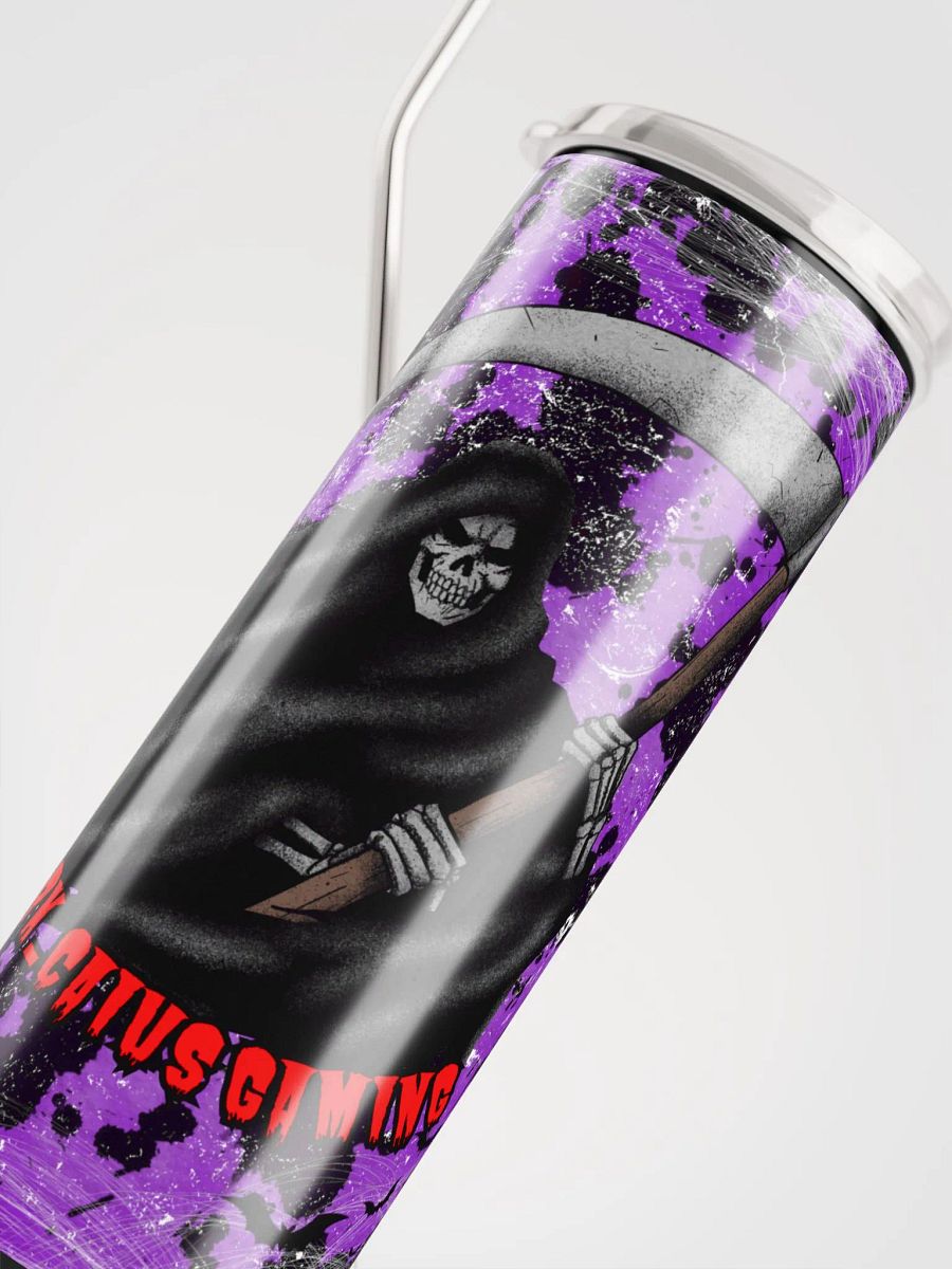 Grim Reaper Gaming Stainless Steel Tumbler product image (5)
