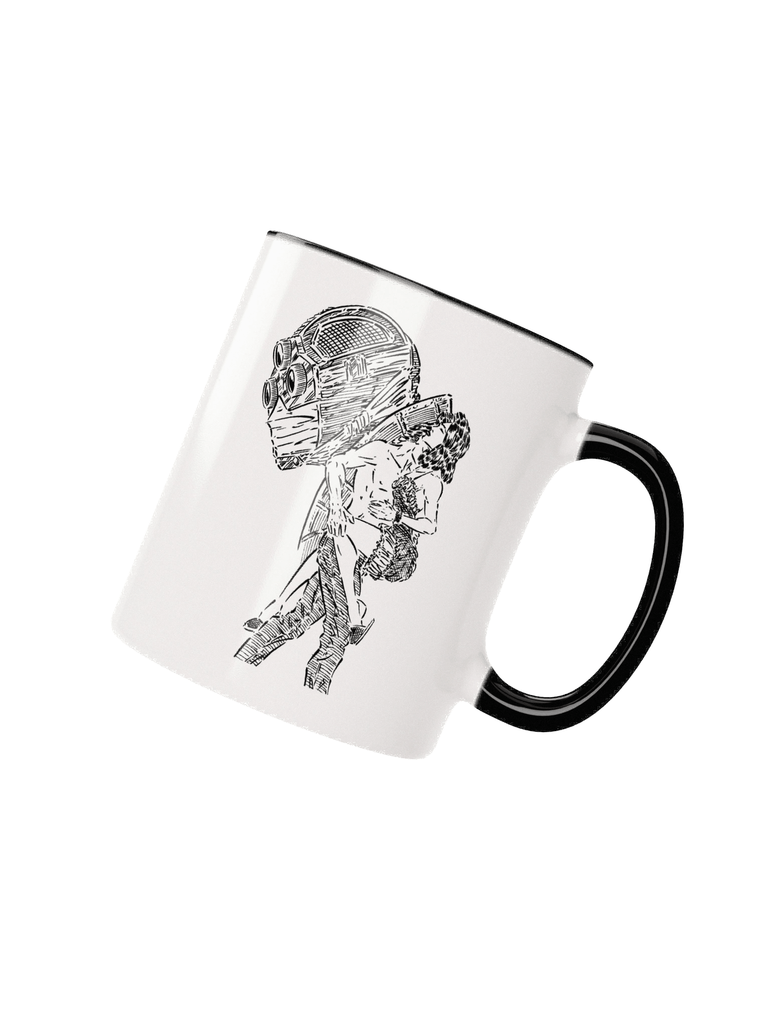 MEIFUMADO | Naoki & Reiko | Black & White Mug product image (2)