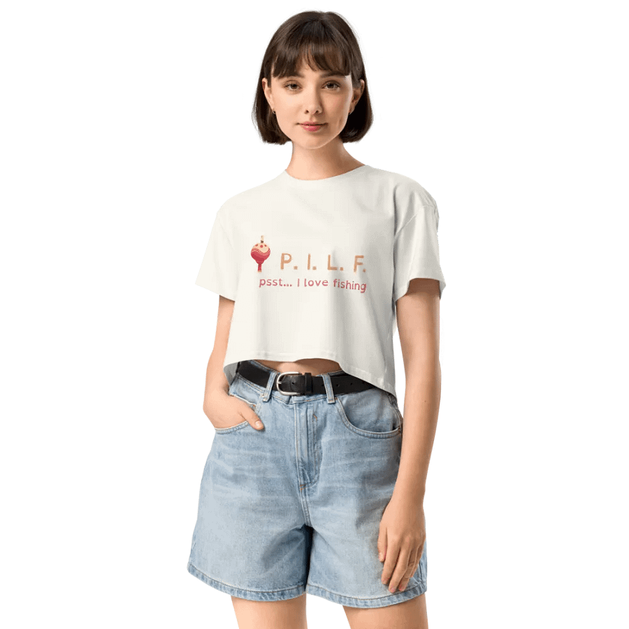 Fishing PILF - Crop Tee product image (12)