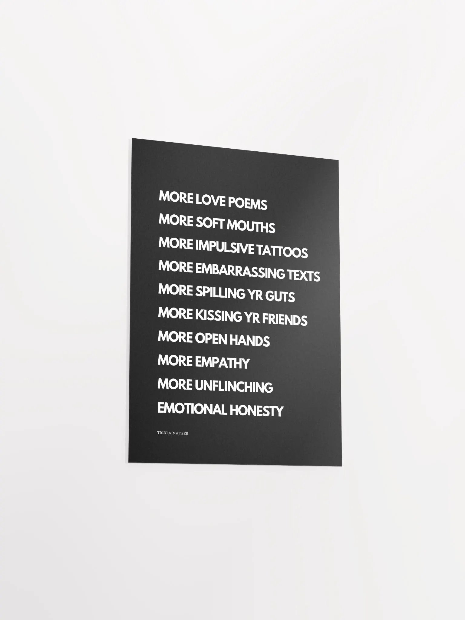 More Love Poems Art Print product image (3)