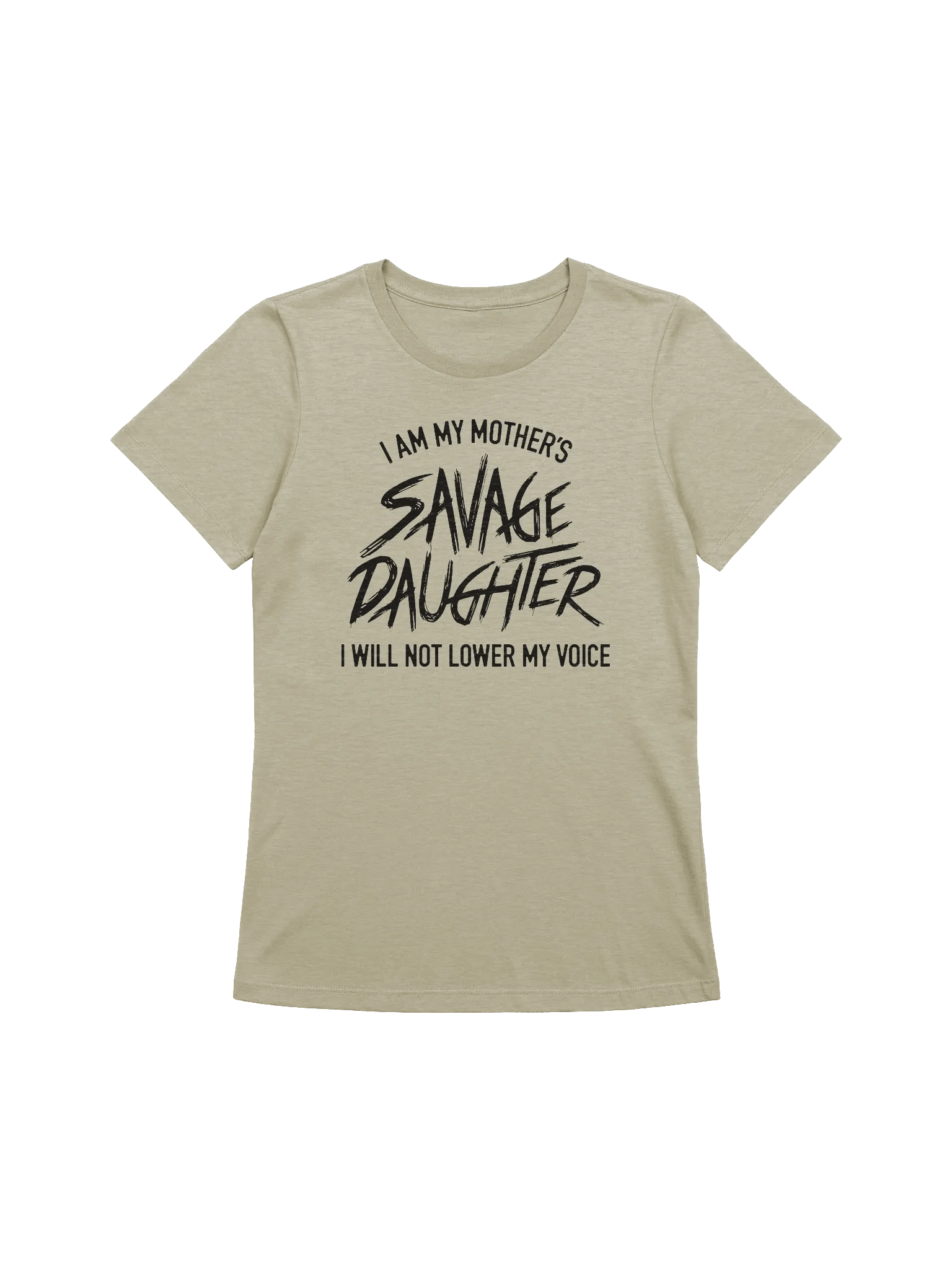 Savage Daughter Women's Supersoft Relaxed-fit T-Shirt (black print) product image (1)