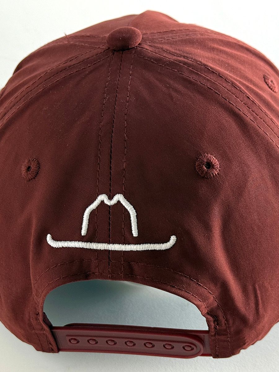 Vaquero Script Grandpa Hat Maroon product image (3)