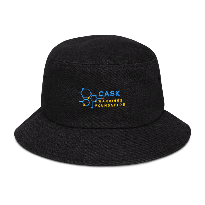 “Shield the Sun, Share the Fight” – CASK Warriors Denim Bucket Hat product image (1)