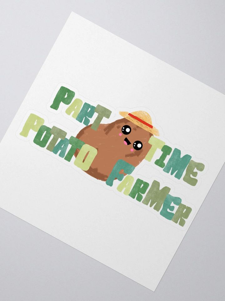 Part Time Farmer Sticker product image (2)