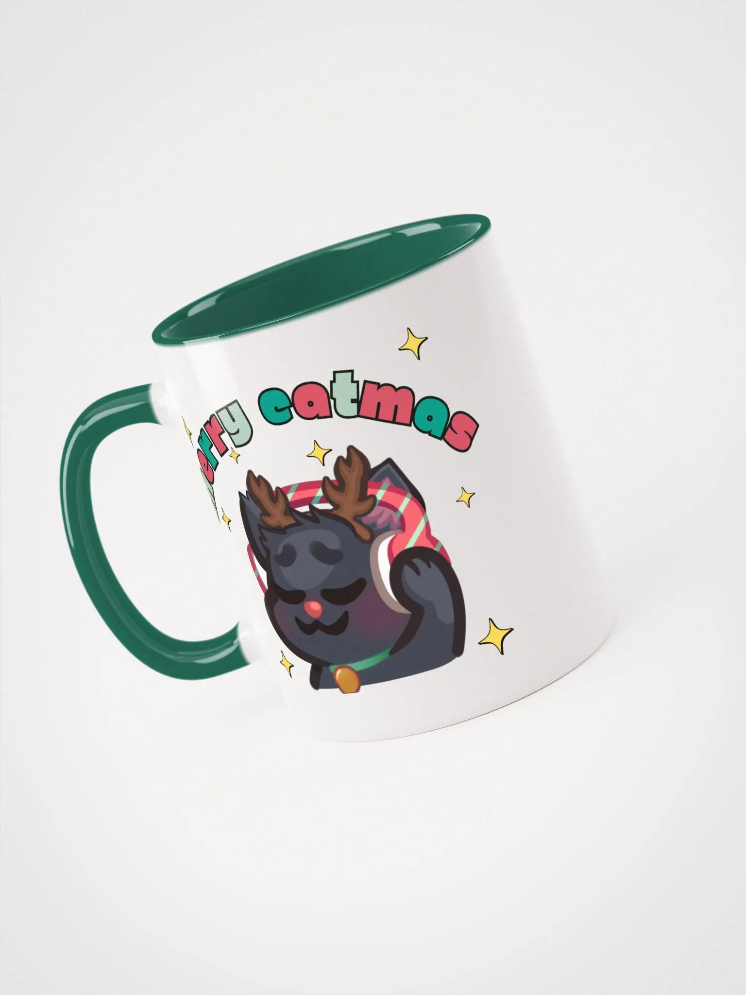 Merry Catmas Mug ☕🎄 product image (3)