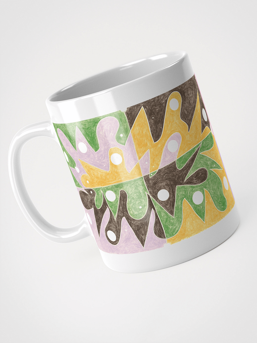 Cartoon College 3 & 4 White Glossy Mug product image (5)