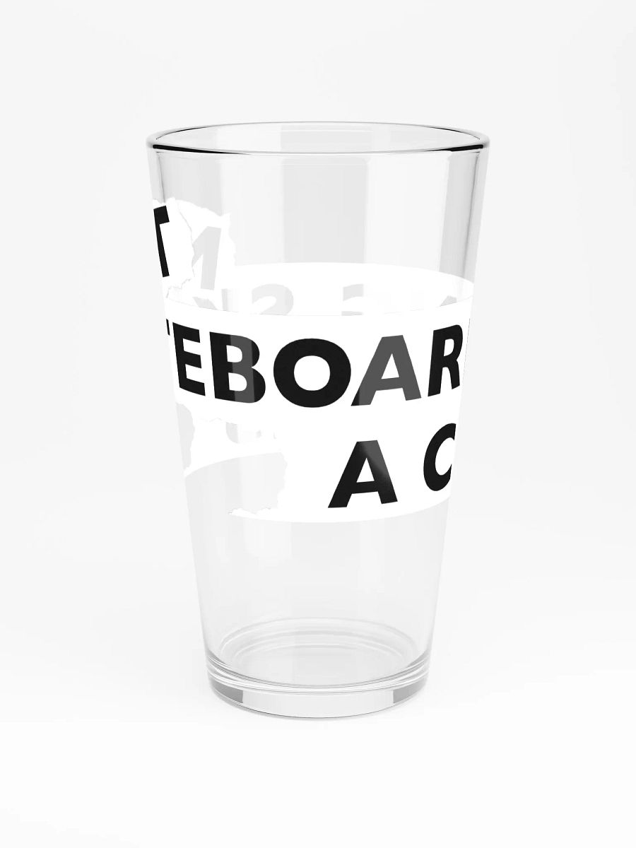 NOT SKATEBOARDING IS A CRIME - Pint Glass product image (3)