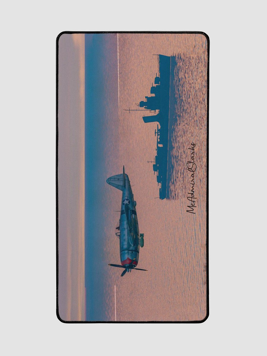Gaming Desk Mat v2 P-47 in Normandy by MeAdmiralStarks (15.5