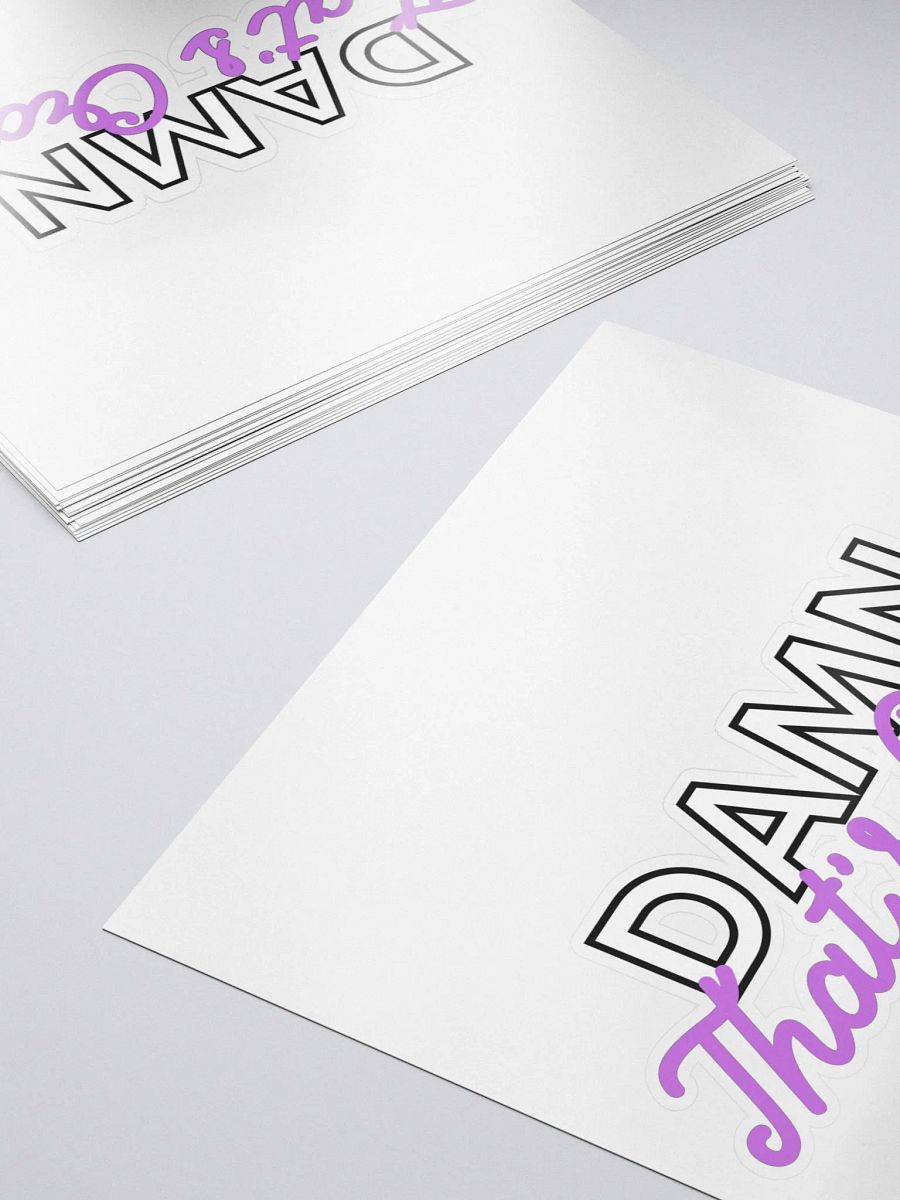 Damn that's crazy sticker product image (5)