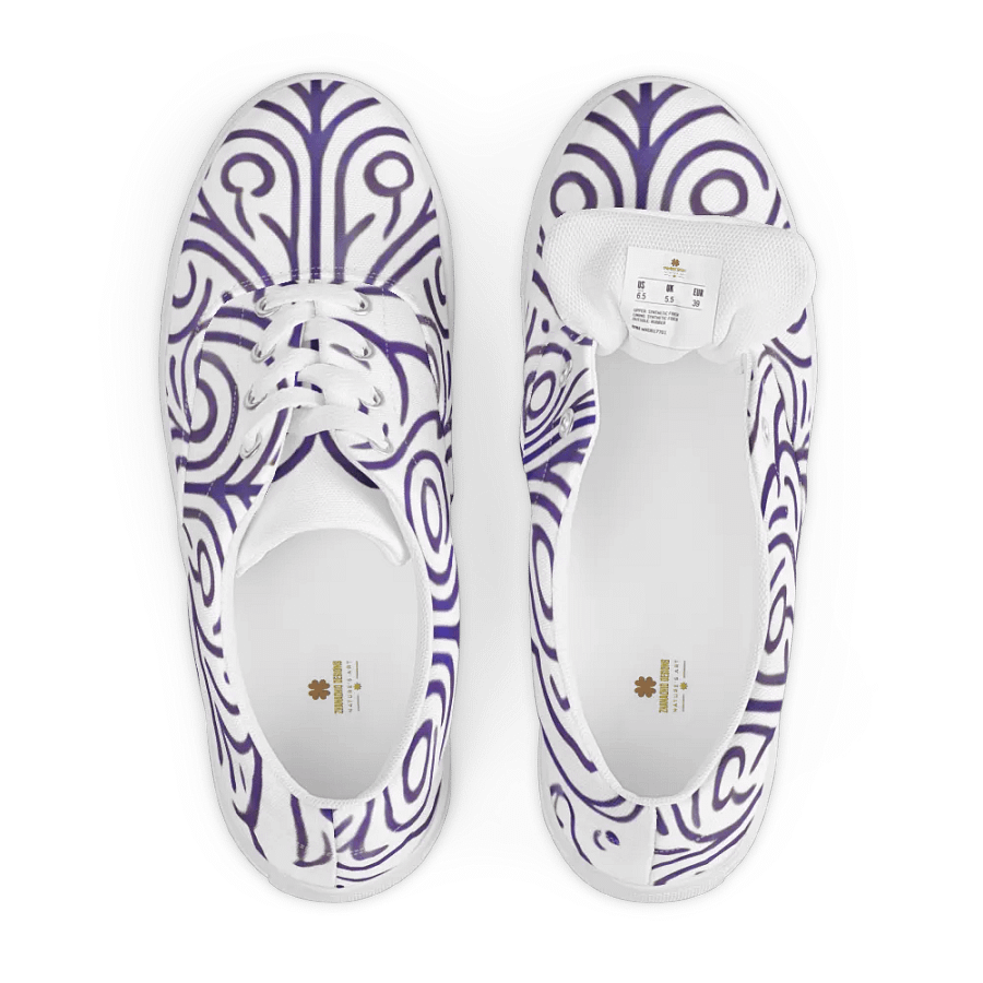 Ornate Floral Symmetry Canvas Shoes product image (7)