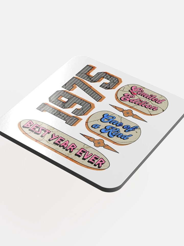 Limited Edition 1975 Retro Cork Coaster Set product image (1)