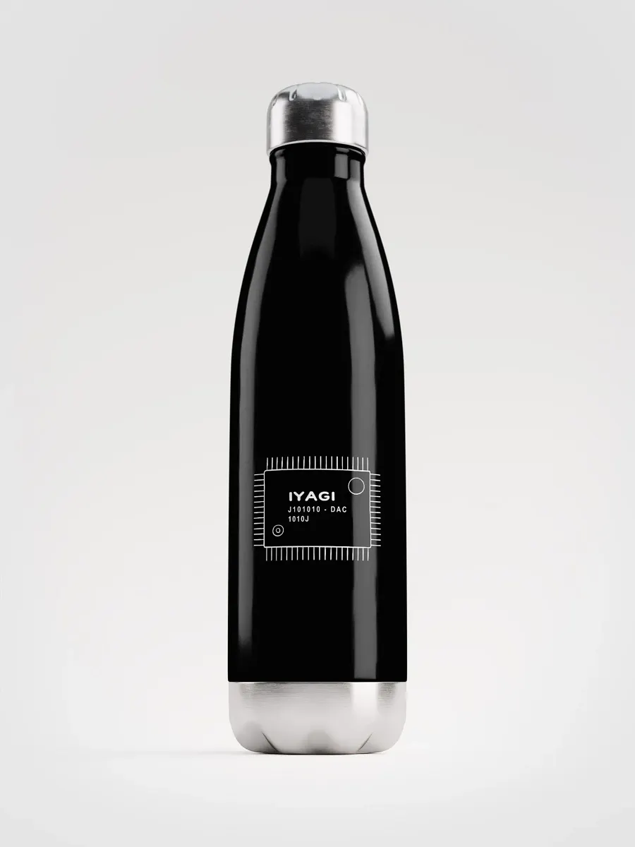 iyagi DAC Chip Stainless Water Bottle (black) product image (3)