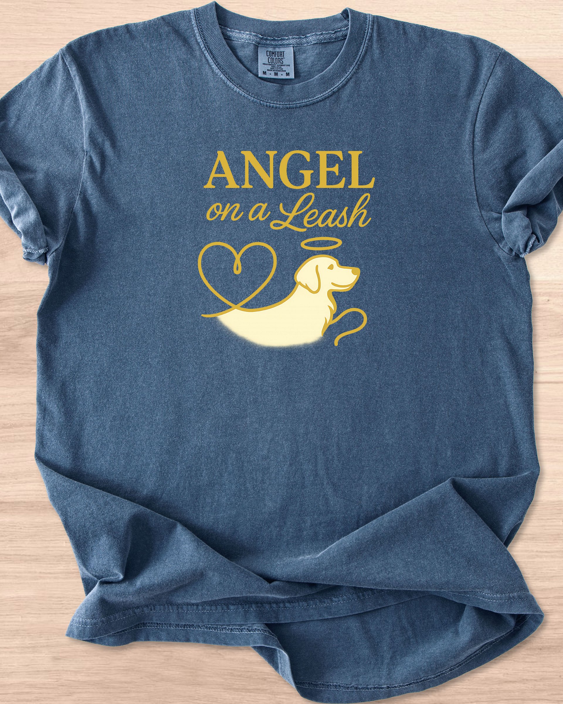 Angel On A Leash (Golden Retriever) Tee product image (38)