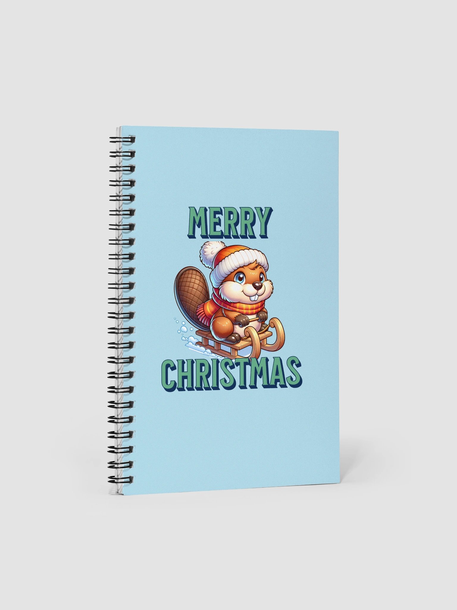 Merry Christmas Sled Adventure Notebook product image (1)