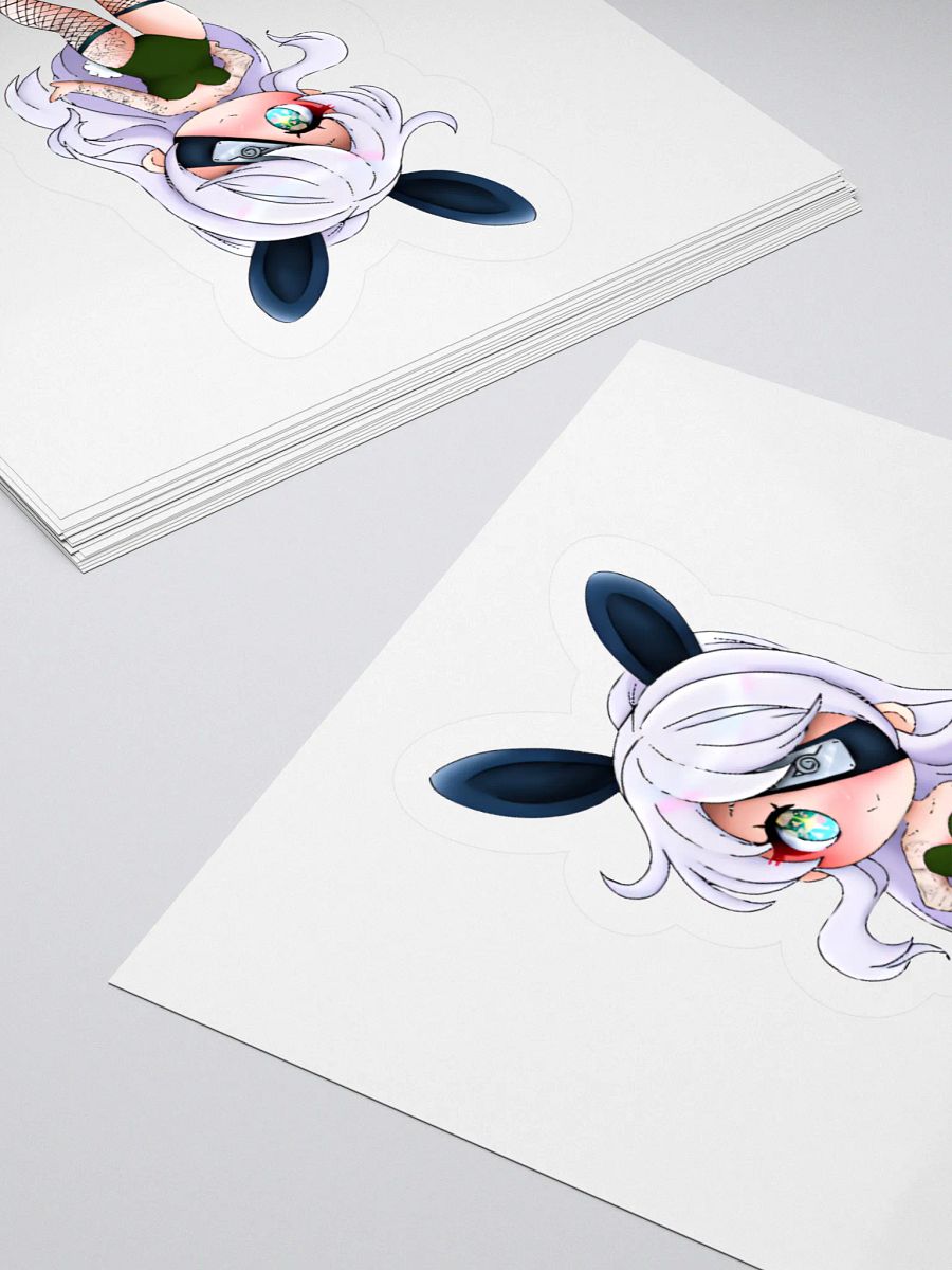 Bunny Eared Chibi Kiss Cut Stickers product image (13)