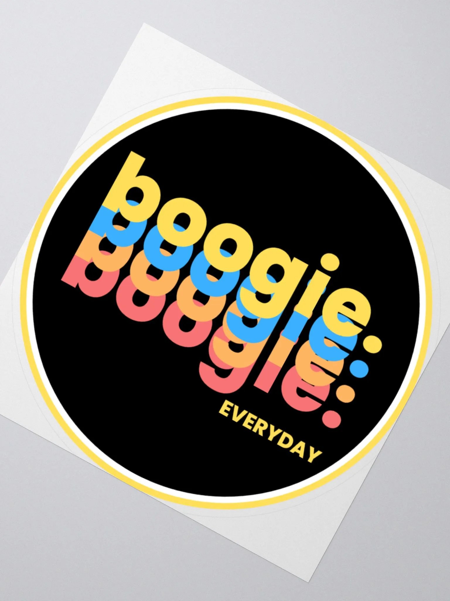 Boogie Blur Sticker product image (3)