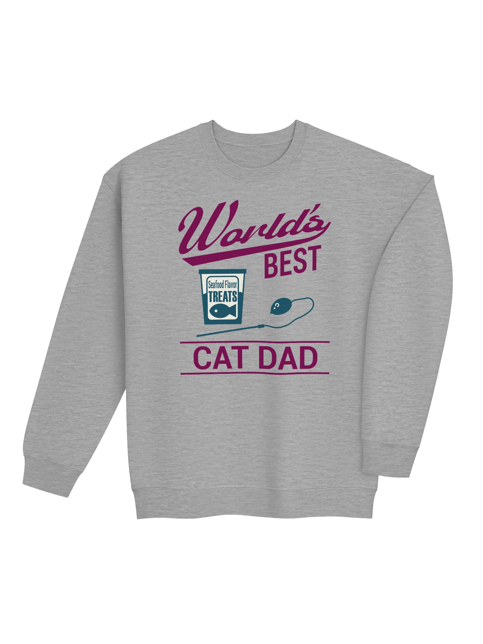 World's Best Cat Dad - Unisex Adult Sweatshirt product image (4)