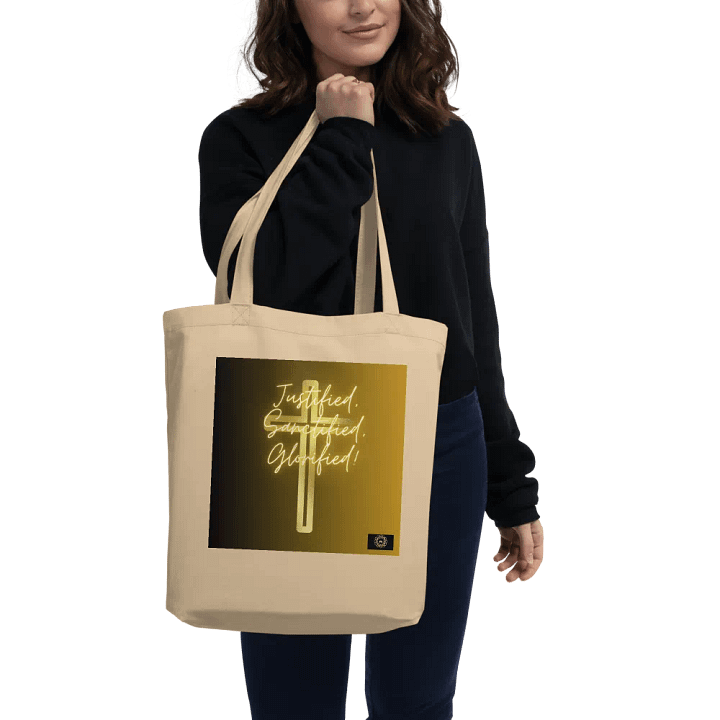 Justified, Sanctified, Glorified! Eco Tote product image (2)