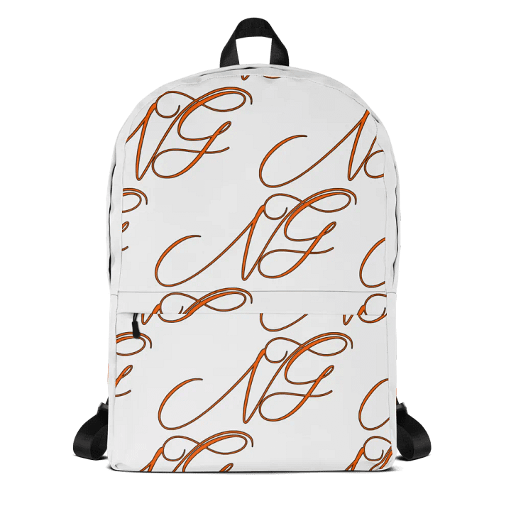 Ng text Stealthy Tech Backpack product image (1)