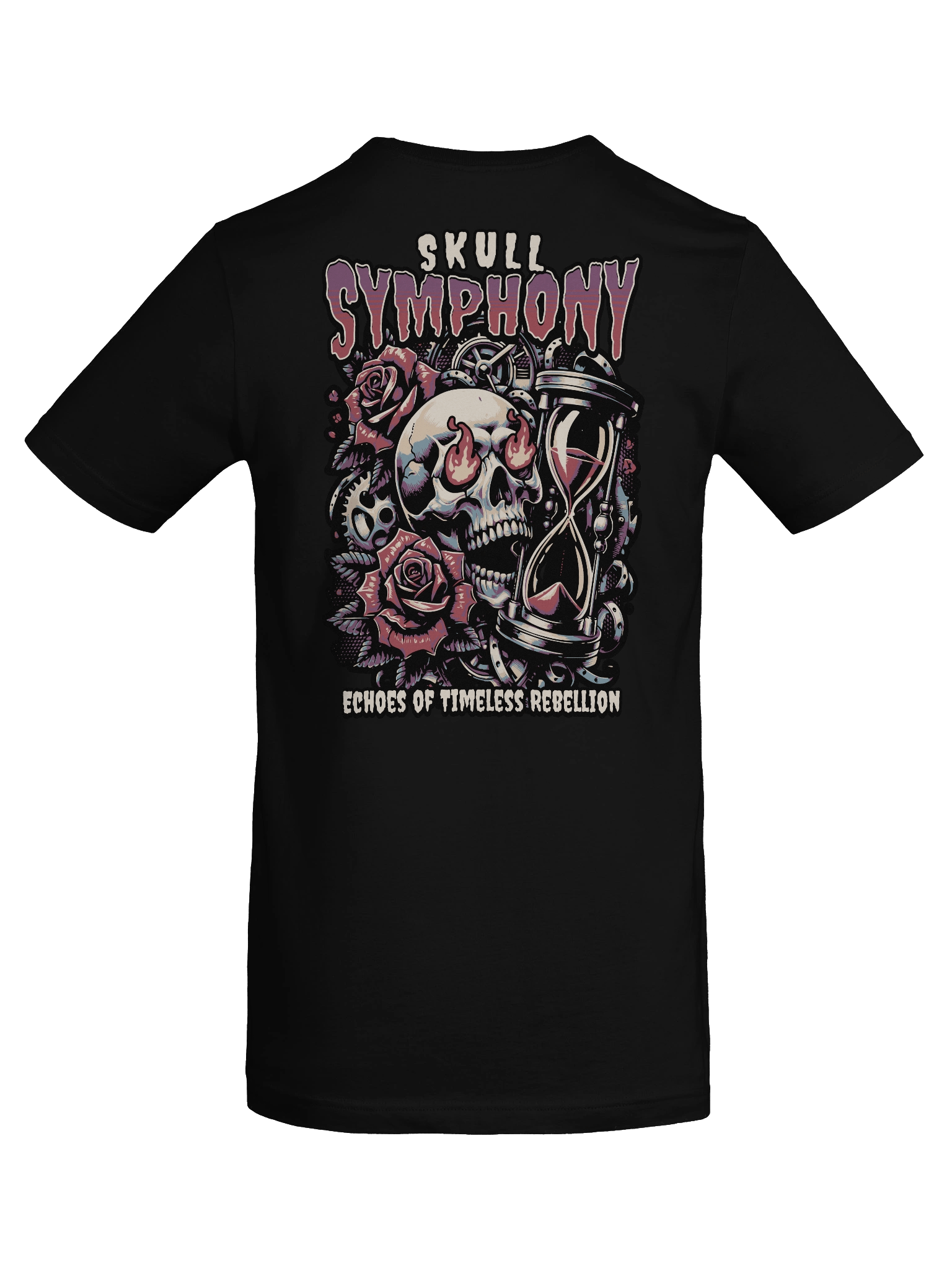 Comfortable and Stylish: The Skull Symphony Graphic Tee product image (8)