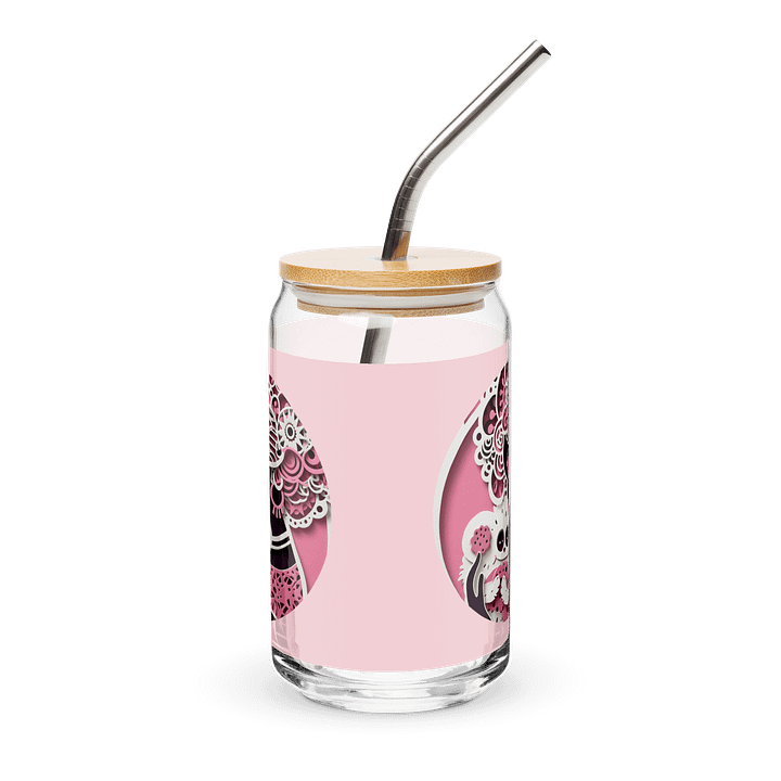 Pink Cookie Monster | Can-Shaped Glass product image (2)