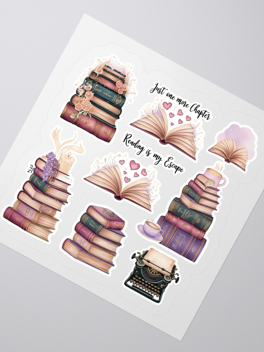 Bookworm Dream Kiss Cut Stickers product image (5)