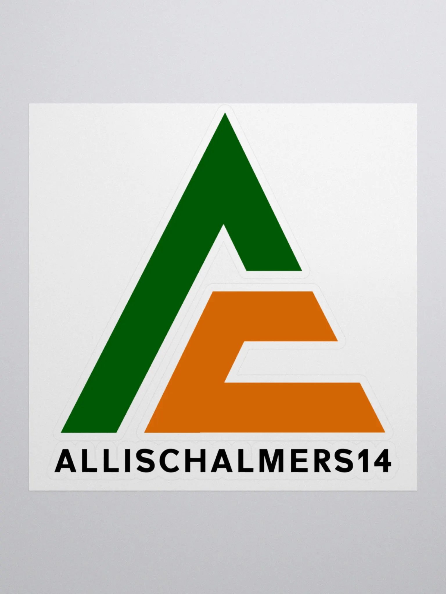 Logo Sticker-White product image (1)