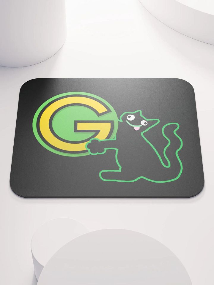 Mousepad - Derpcat holding 2025 Logo product image (1)