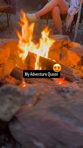 My “Adventure Queen” relaxing by the fire. Love being with who I love “outside.” Camping, hiking, kayaking, I love being with...