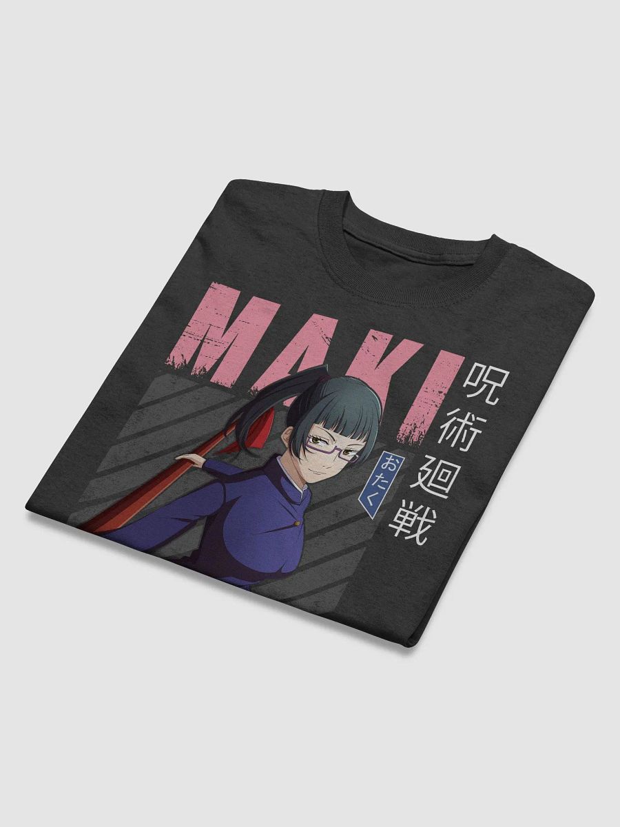 Jujutsu Kaisen Maki Zenin Unwavering Warrior T-Shirt – Gildan Heavyweight product image (4)