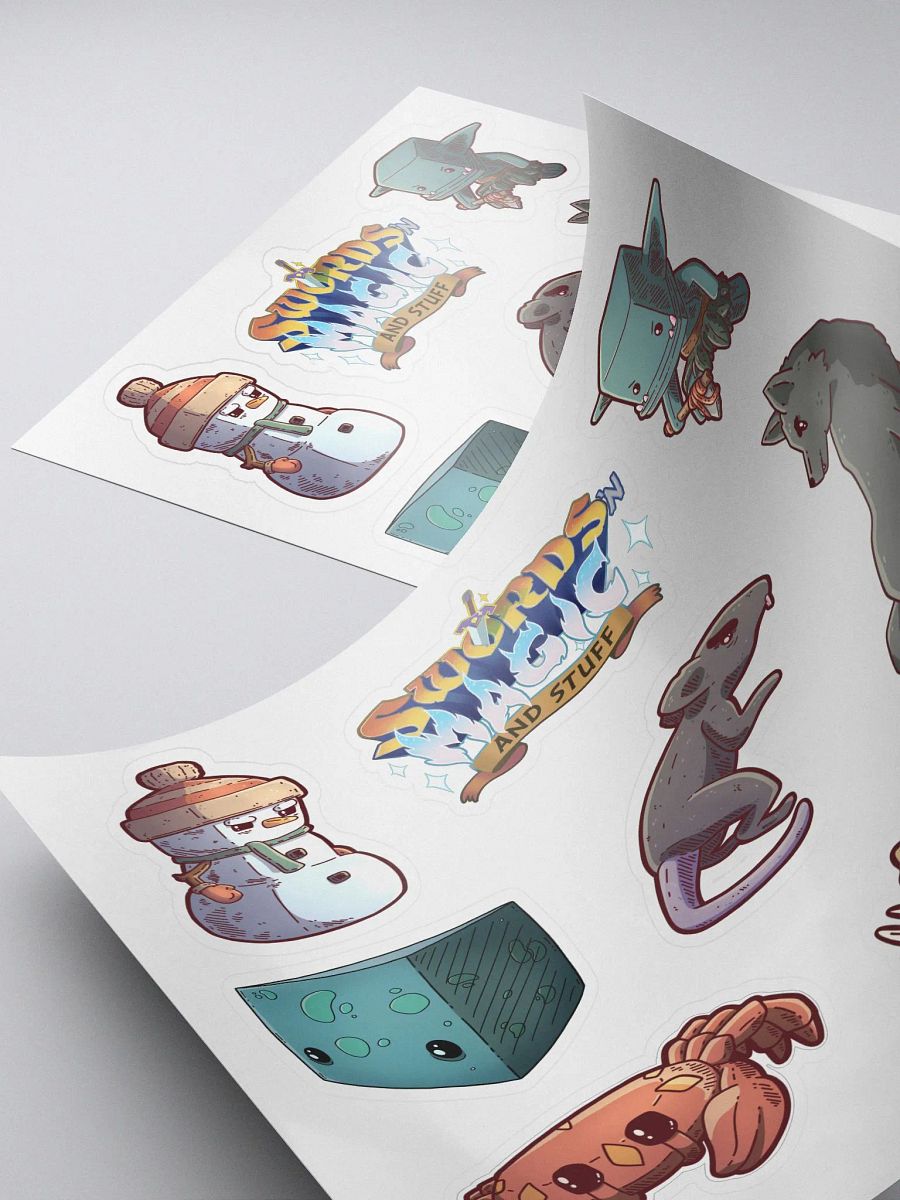 Swords 'n Magic Mob Sticker Sheet product image (4)