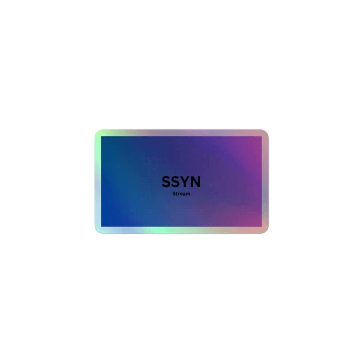 SSYN 3D Sticker product image (1)