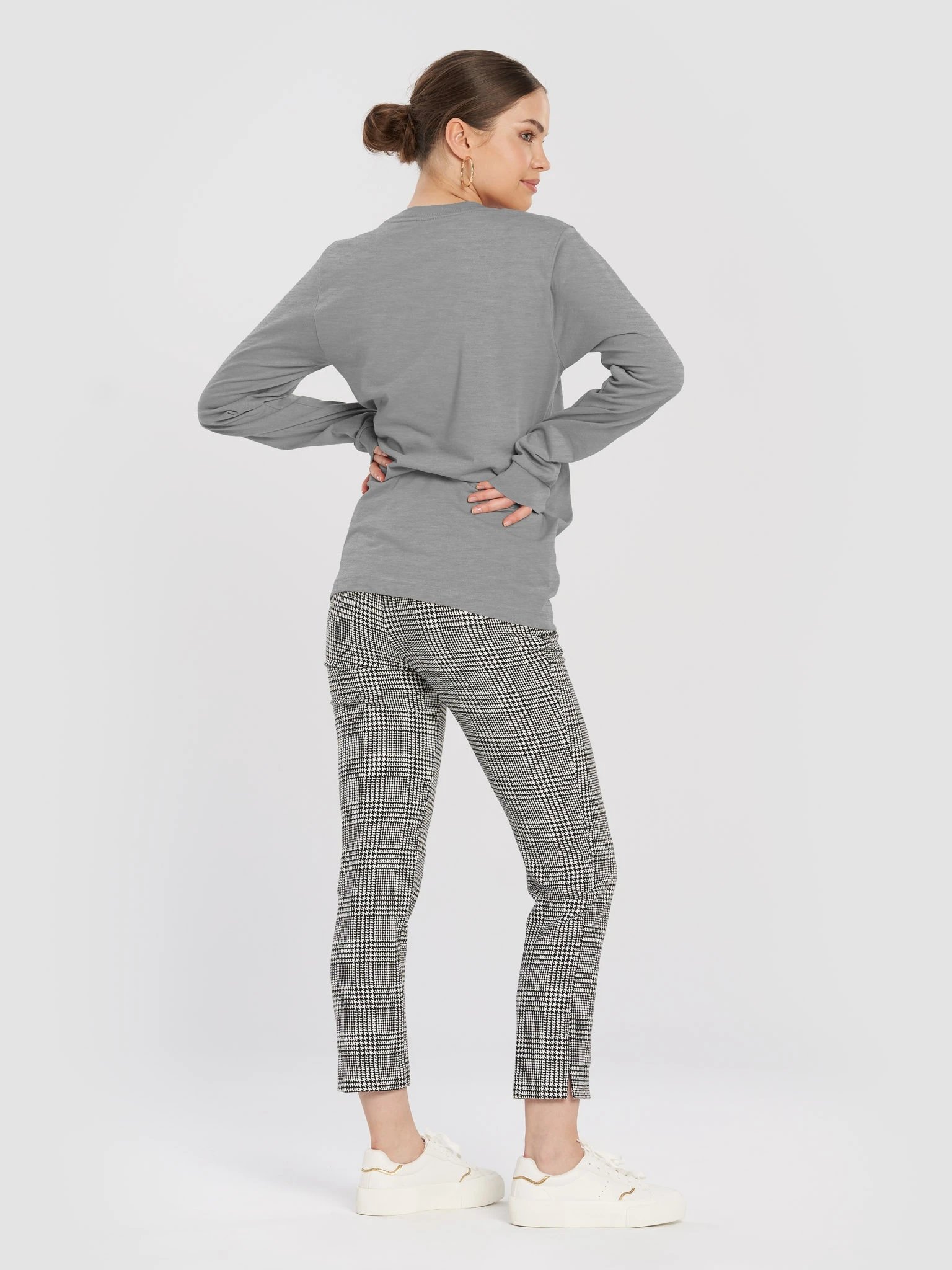 Plain Color Athletic Heather Long Sleeve T-Shirt product image (4)