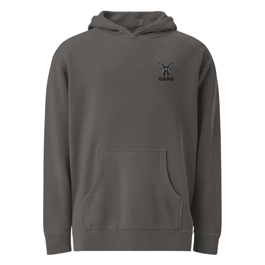 Long sleeve hoodie with gangster pattern product image (1)